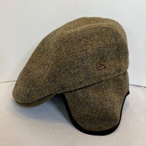 Gottman EUC 100% Virgin Wool Cap Flaps Model Jackson K Brown 55-S
